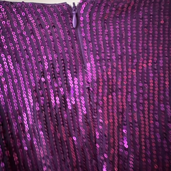 Grace Karin Sequence Dress- Purple - Size Small - Picture 5 of 5